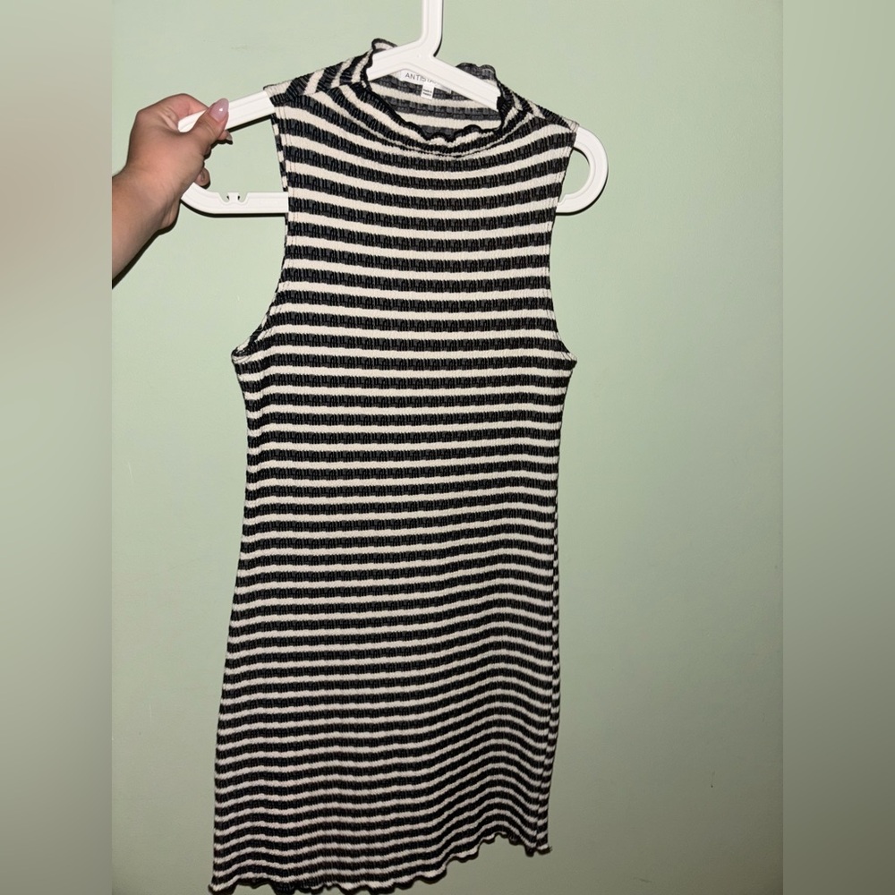 Striped Sleeveless Dress